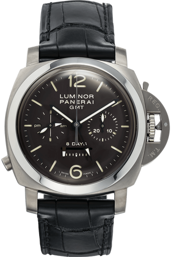 Luminor 1950 Chrono Monopulsante 8 Days GMT Titanium Manual