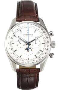 El Primero 410 Complete Calendar Moonphase Stainless Steel Automatic