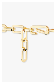 Move Link 3-Row Choker in Yellow Gold