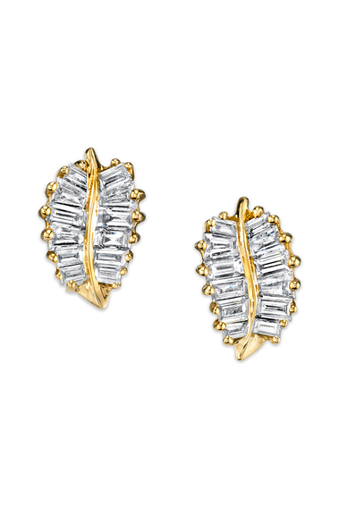 Small Palm Leaf Studs 