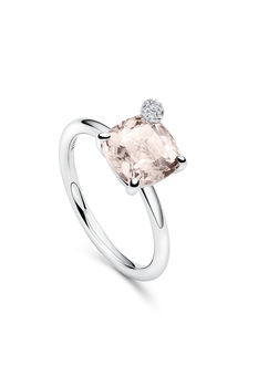 Peekaboo Morganite Ring