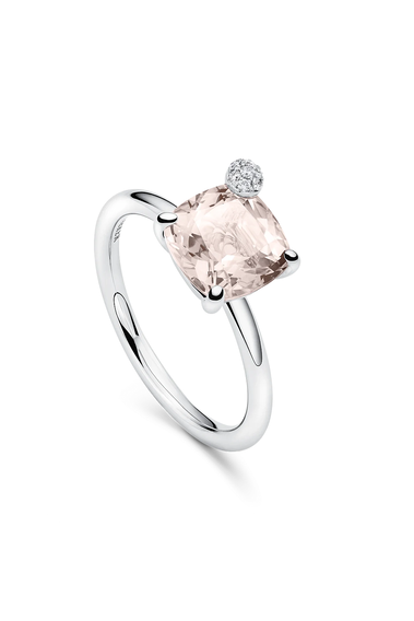 Peekaboo Morganite Ring