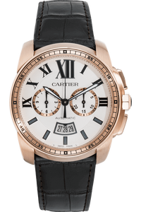 Calibre de Cartier Chronograph Rose Gold Automatic