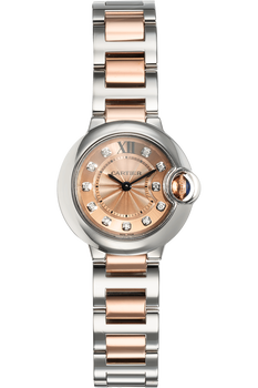 Ballon Bleu Rose Gold and Ceramic Quartz