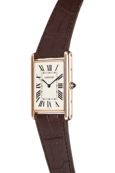 Tank Louis Cartier Rose Gold Manual