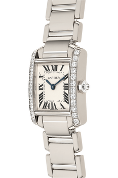 Tank Francaise White Gold Quartz