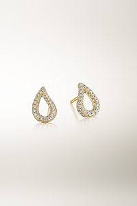 Lacrima Ear Pins in 18K Yellow Gold