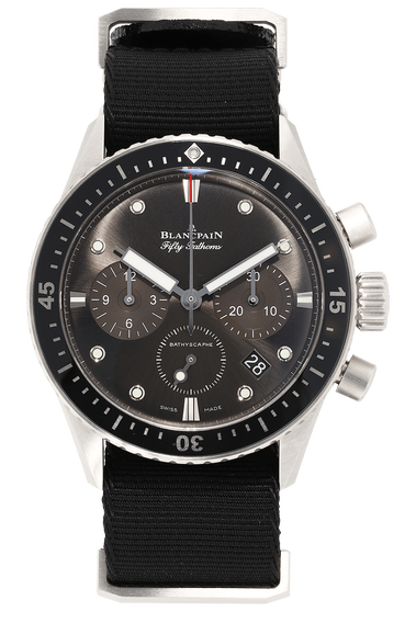 Fifty Fathoms Bathyscaphe Chronograph Flyback Stainless Steel Automatic