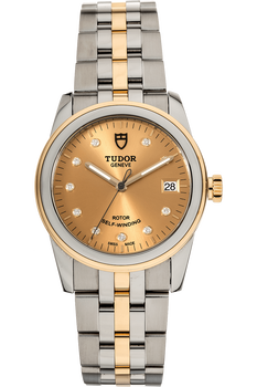 Glamour Date Yellow Gold and Stainless Steel Automatic