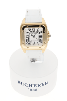 Santos 100 Yellow Gold Automatic