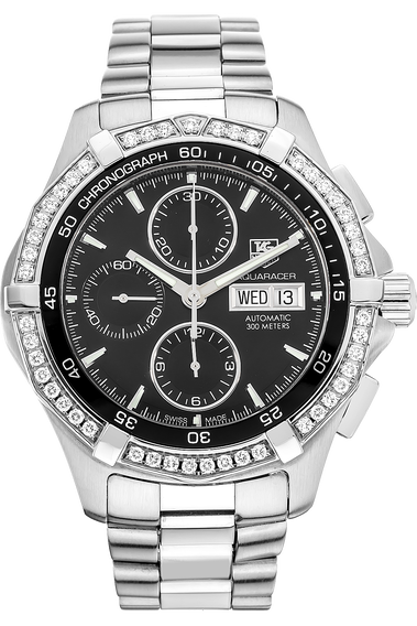 Aquaracer Day-Date Chronograph Stainless Steel Automatic