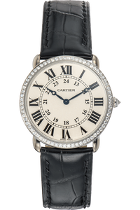 Ronde Louis Cartier White Gold Manual