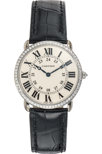 Ronde Louis Cartier White Gold Manual