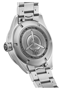 Autavia Calibre 7 Automatic Mens Blue Steel Watch