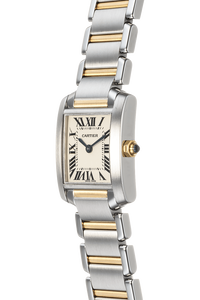 Tank Francaise Yellow Gold and Stainless Steel Quartz