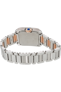 Tank Anglaise Rose Gold and Stainless Steel Quartz