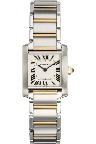 Tank Francaise Yellow Gold and Stainless Steel Quartz