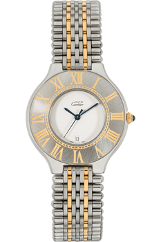 Must 21 Yellow Gold and Stainless Steel Quartz