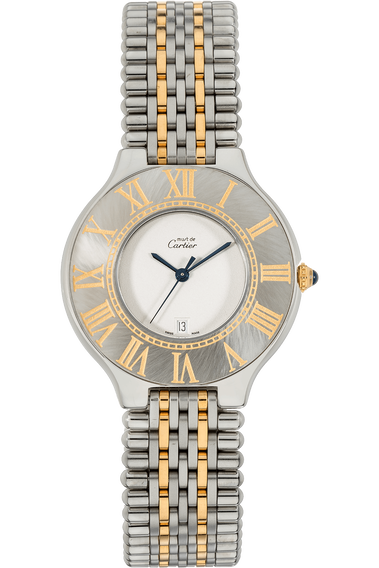 Must 21 Yellow Gold and Stainless Steel Quartz