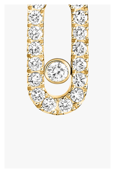 Move Uno Hoops in Yellow Gold