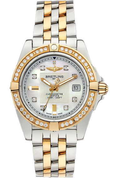 Galactic 32 Rose Gold and Stainless Steel Quartz