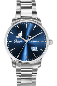 Senator Excellence Panorama Date Moon Phase Stainless Steel Automatic