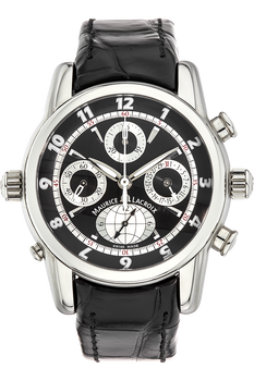 Masterpiece Globe Chronograph Stainless Steel Automatic