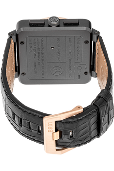BR 01-94 Chronograph Rose Gold and PVD Stainless Steel Automatic
