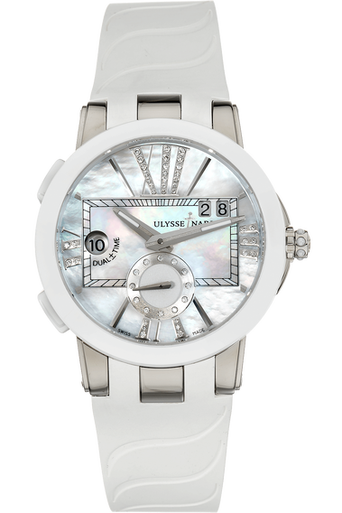 Executive Dual Time Stainless Steel Automatic