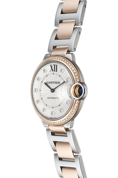 Ballon Bleu Rose Gold and Stainless Steel Automatic