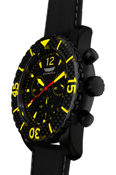 44mm Chrono Black IP