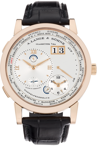 Lange 1 Time Zone Rose Gold Manual