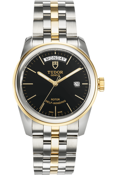 Glamour Day-Date Yellow Gold and Stainless Steel Automatic