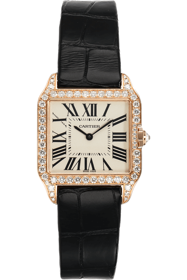 Santos Dumont Rose Gold Quartz