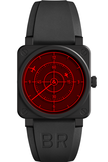 BR 03-92 RED RADAR CERAMIC