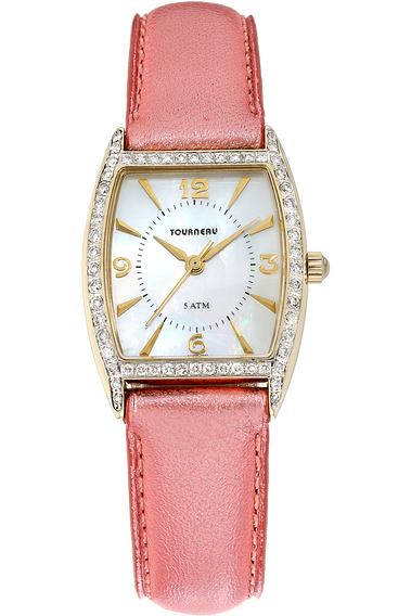 Tonneau Yellow Gold Quartz