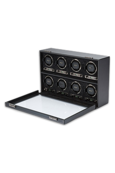 British Racing 8 Piece Watch Winder Black
