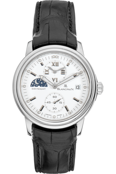 Leman Double Time Zone Stainless Steel Automatic