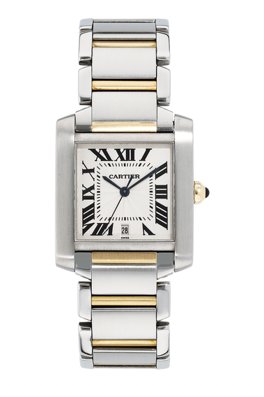 Tank Francaise Yellow Gold and Stainless Steel Automatic