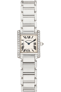 Tank Francaise White Gold Quartz
