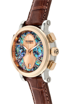 Gotham Chronograph Rose Gold and Stainless Steel Automatic