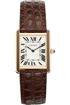 Tank Solo Rose Gold and Stainless Steel Quartz