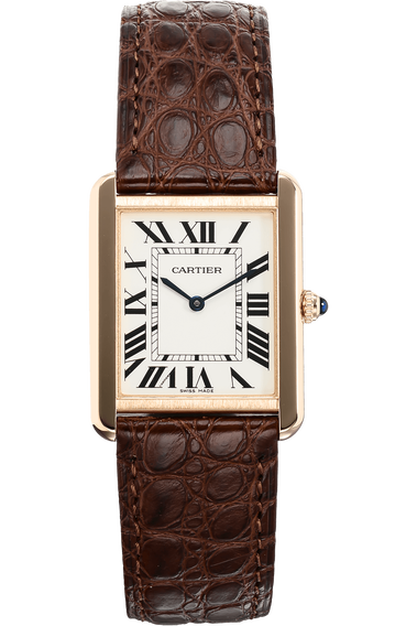 Tank Solo Rose Gold and Stainless Steel Quartz