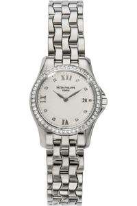 Calatrava Reference 4906 White Gold Quartz