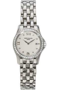 Calatrava Reference 4906 White Gold Quartz
