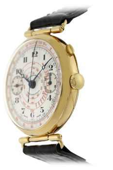 Chaux-De-Fonds Circa 1920&#39;s Yellow Gold Manual