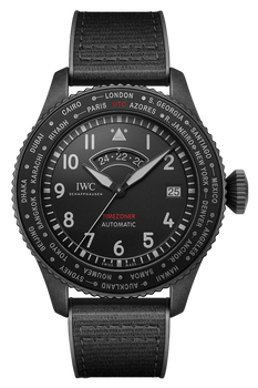 Pilot&#39;s Watch Timezoner Top Gun Ceratanium