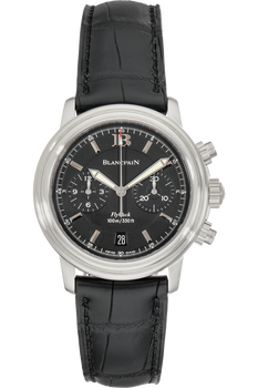 Leman Aqua Lung Flyback Chronograph Stainless Steel Automatic