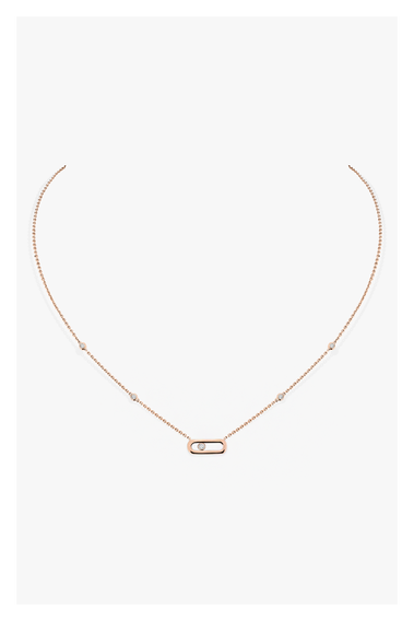 Move Uno Necklace in Pink Gold