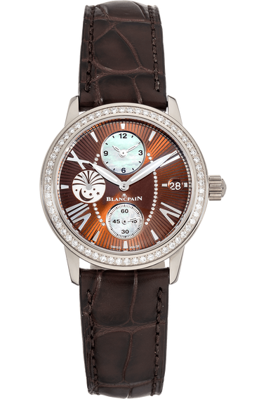 Double Time Zone White Gold Automatic